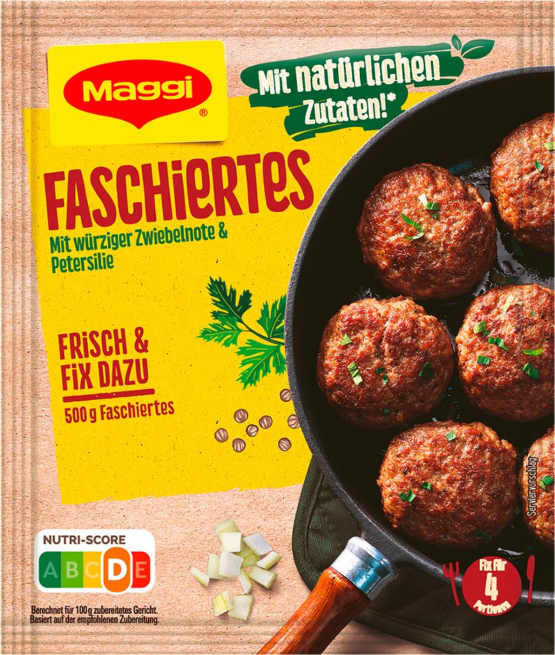 Maggi Fix für Faschiertes