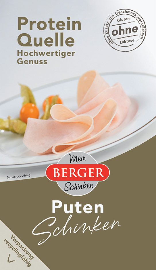 Berger Puten Schinken 100 G