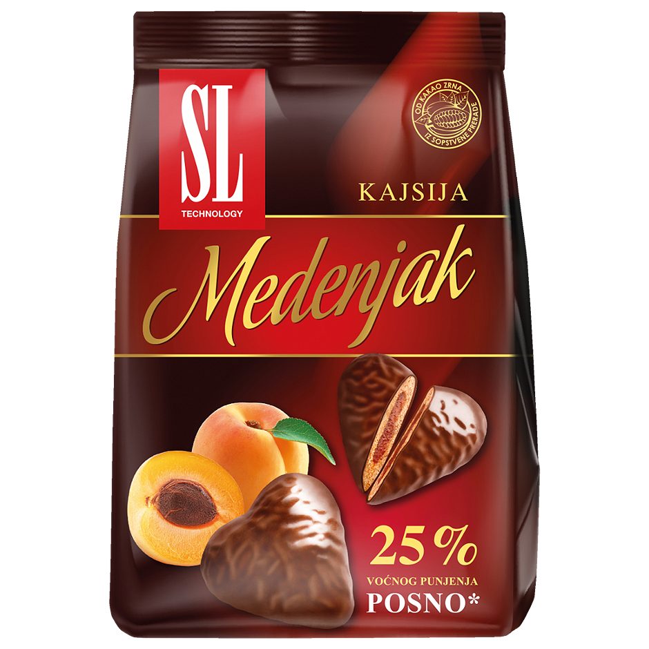 Takovo Lebkuchenherzen mit Marillenfruchtfüllung 150g 150 G