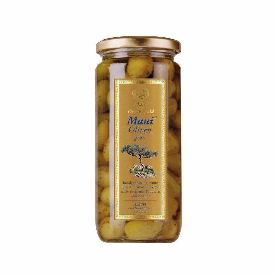 Mani Oliven grün 455 G