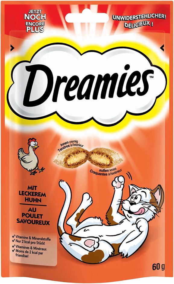 Dreamies Katzensnack Huhn 60 G