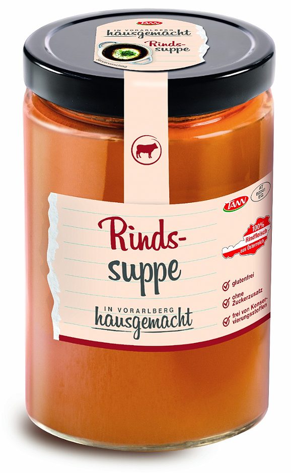 TANN In Vorarlberg hausgemacht Rindssuppe 0,5 L