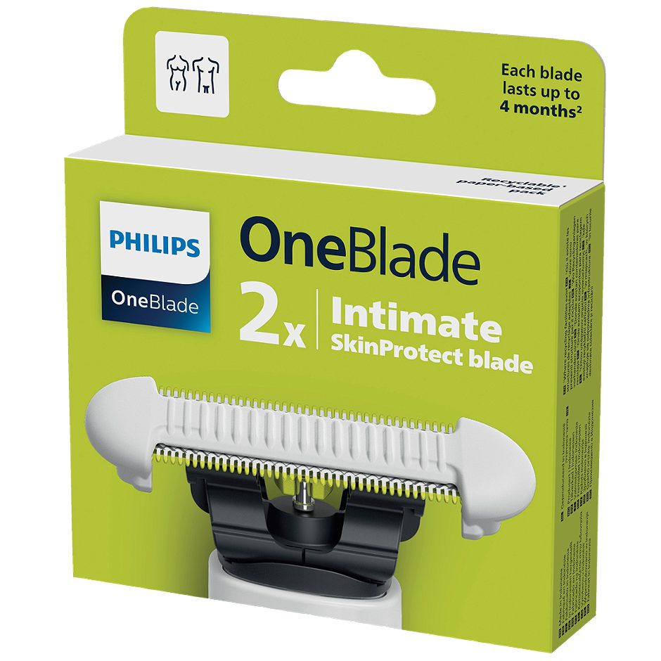 Philips Ersatztklingen OneBlade Klingen Intimate Female