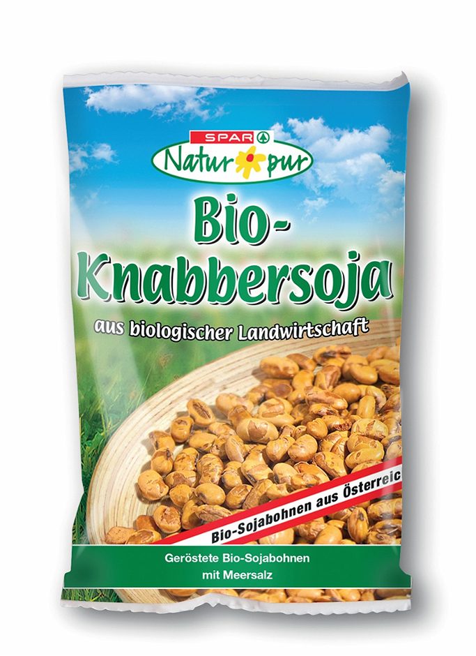 SPAR Natur*pur Bio-Knabbersoja 50 G