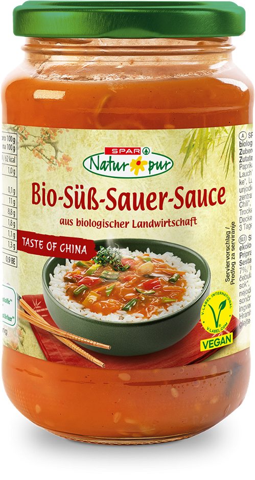 SPAR Natur*pur ASIA Bio-Süß-Sauer-Sauce 350 G