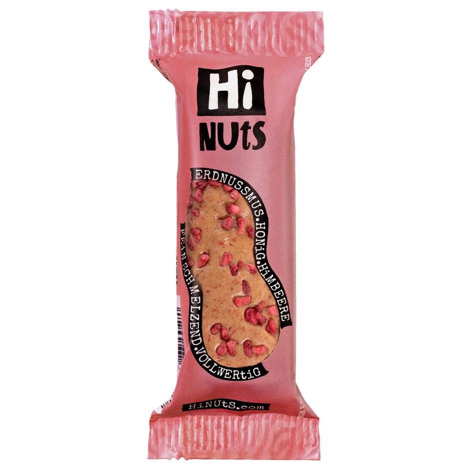 HI Nuts Riegel Himbeere 50 G
