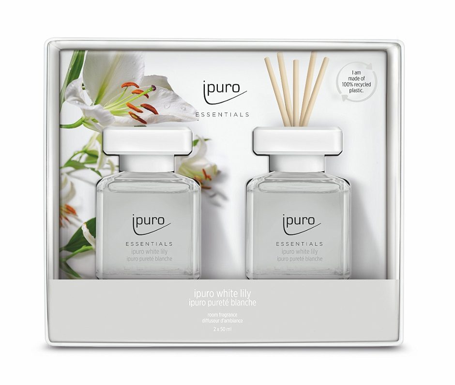 Ipuro Essentials Raumduft White Lily 2x50ml