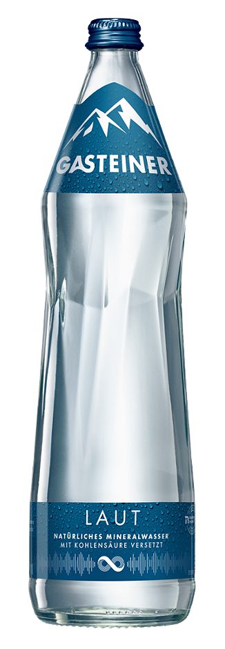 Gasteiner Mineralwasser laut 1 L MEHRWEG