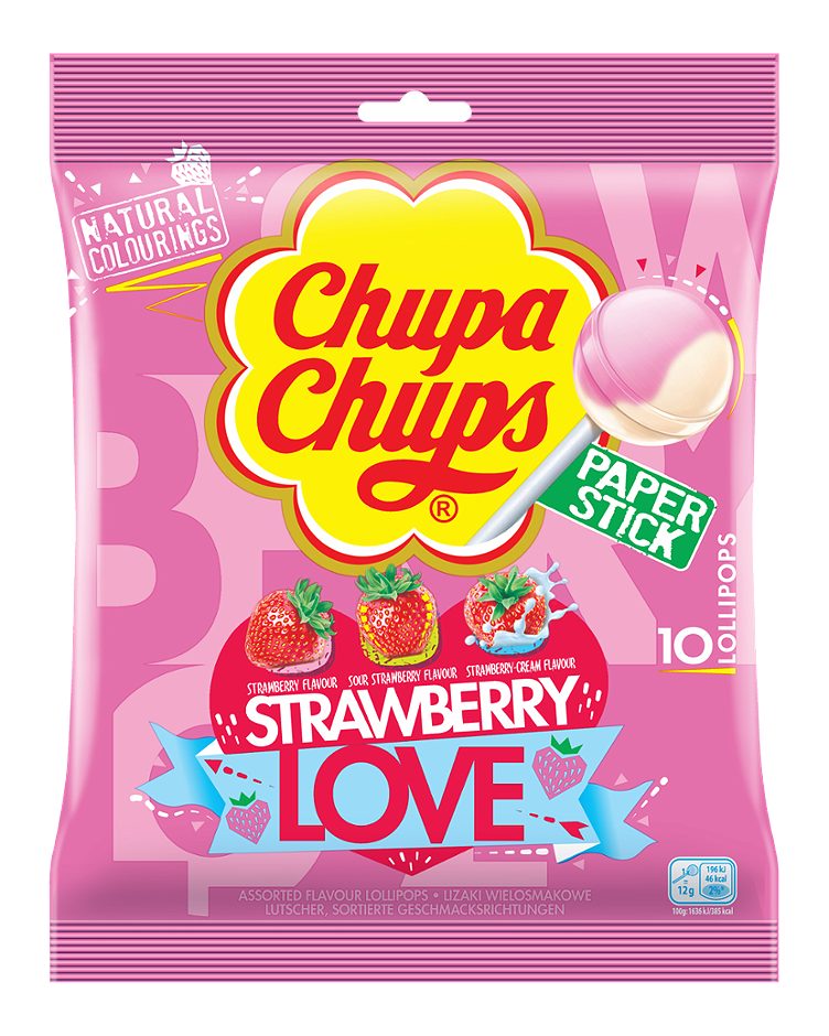 Chupa Chups Strawberry Love 120 G