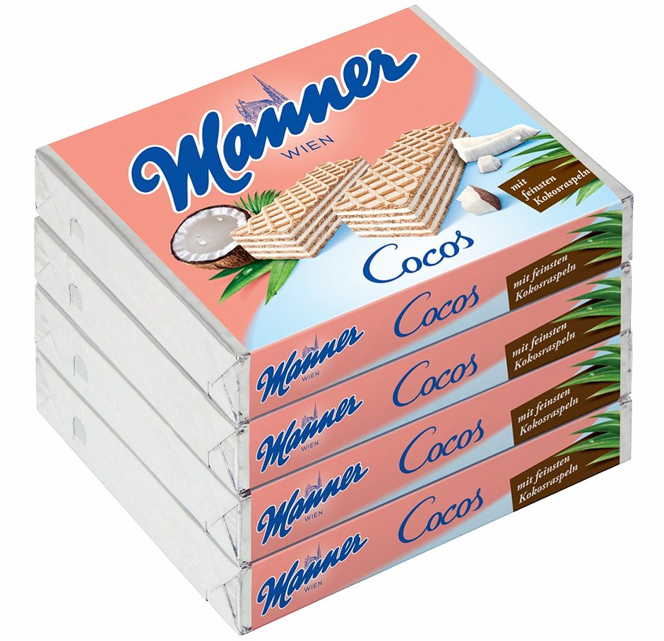 Manner Cocos 4 x 75g 300 G