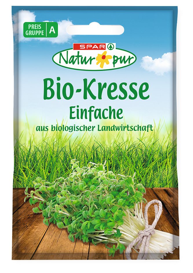 SPAR Natur*pur Saatgut Bio-Kresse – Einfache