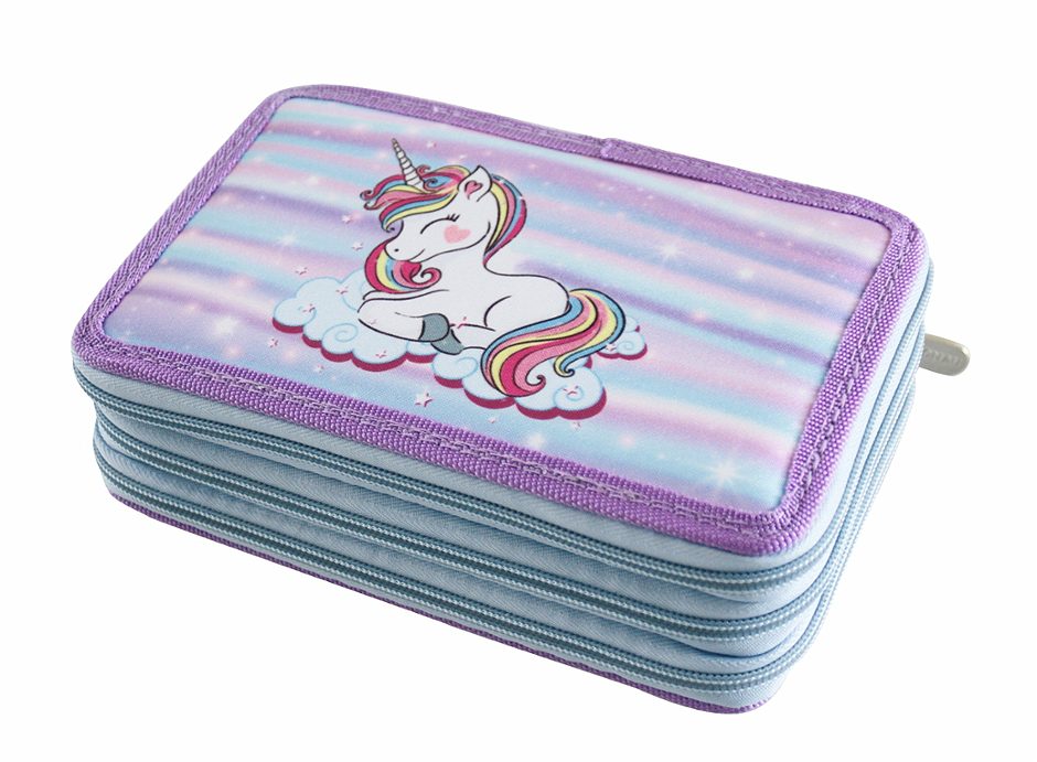 Donau Federpennal befüllt, Einhorn