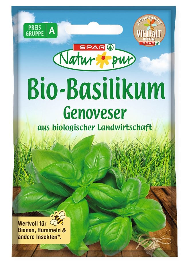 SPAR Natur*pur Saatgut Bio-Basilikum – Genoveser