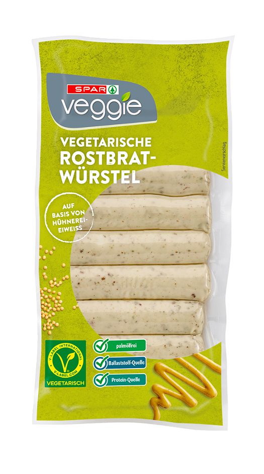 SPAR Veggie vegetarische Rostbratwürstel 175 G