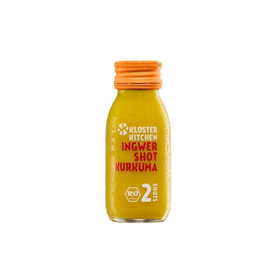 Kloster Kitchen Ingwer Shot Kurkuma 60 ML EINWEG ohne Pfand