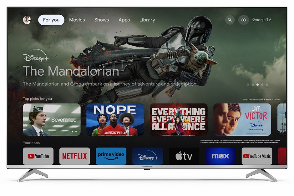 Sharp QLED Google Smart TV 55GP6260E