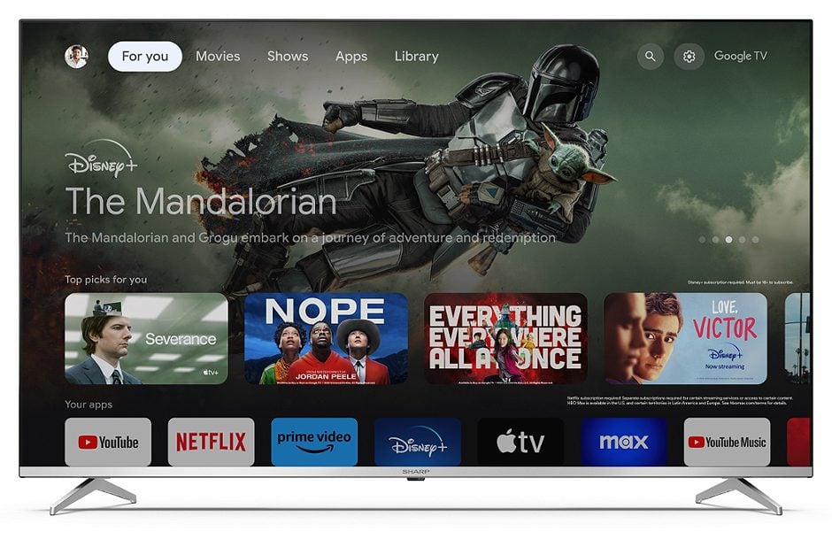 Sharp QLED Google Smart TV 55GP6260E