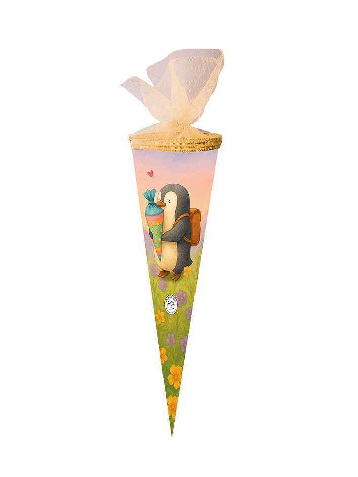 Schultüte 50cm, Pinguins Zuckertüte