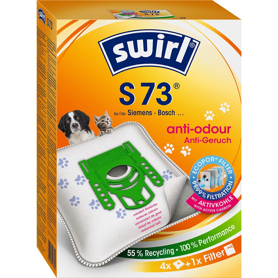 Swirl Staubsaugerbeutel S62 4 Stück