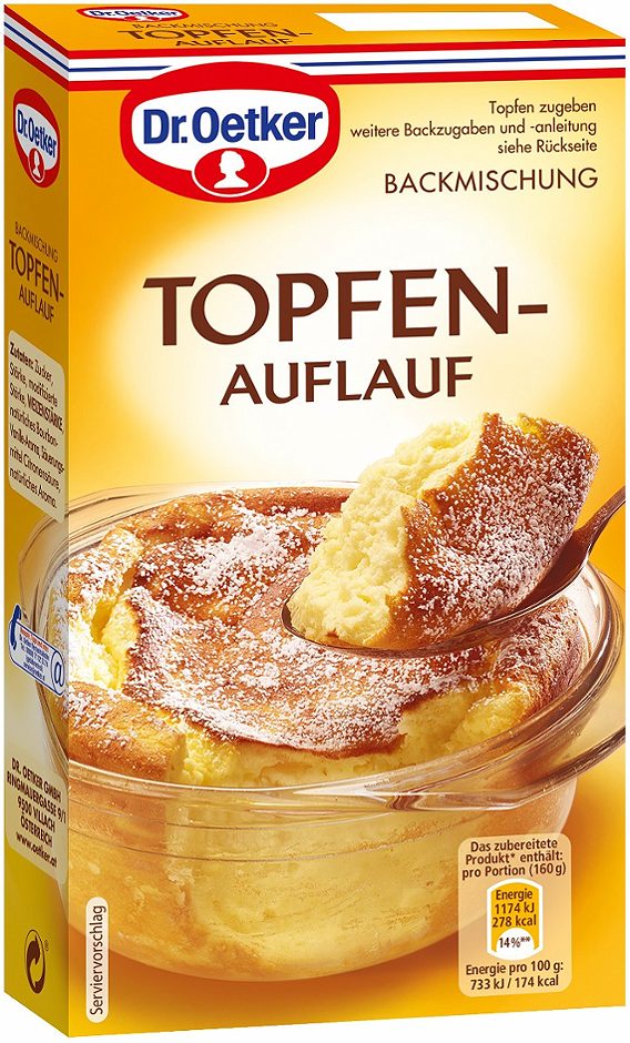 Dr. Oetker Backmischung für Topfenauflauf 100 G