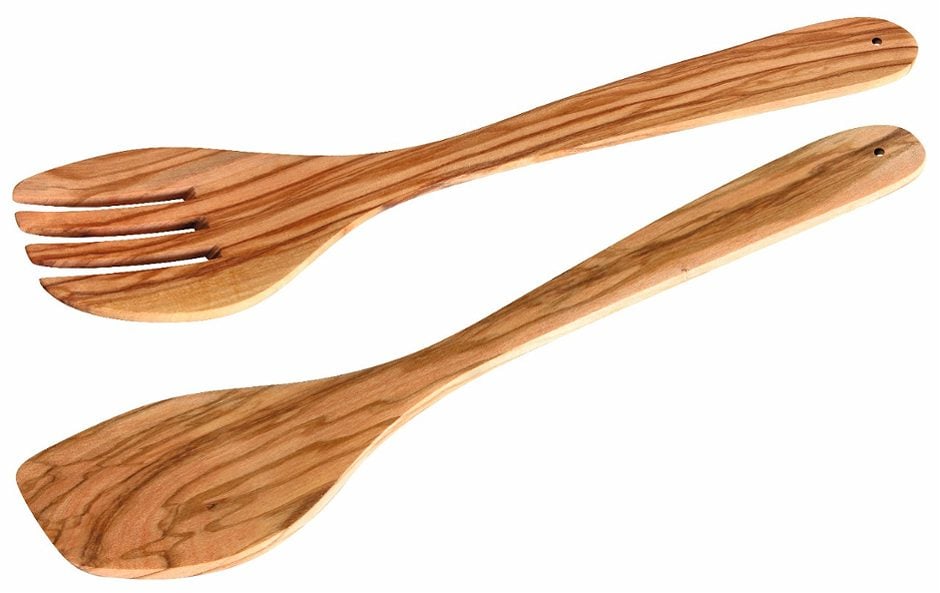 Fackelmann Salatbesteck Olive 30 cm