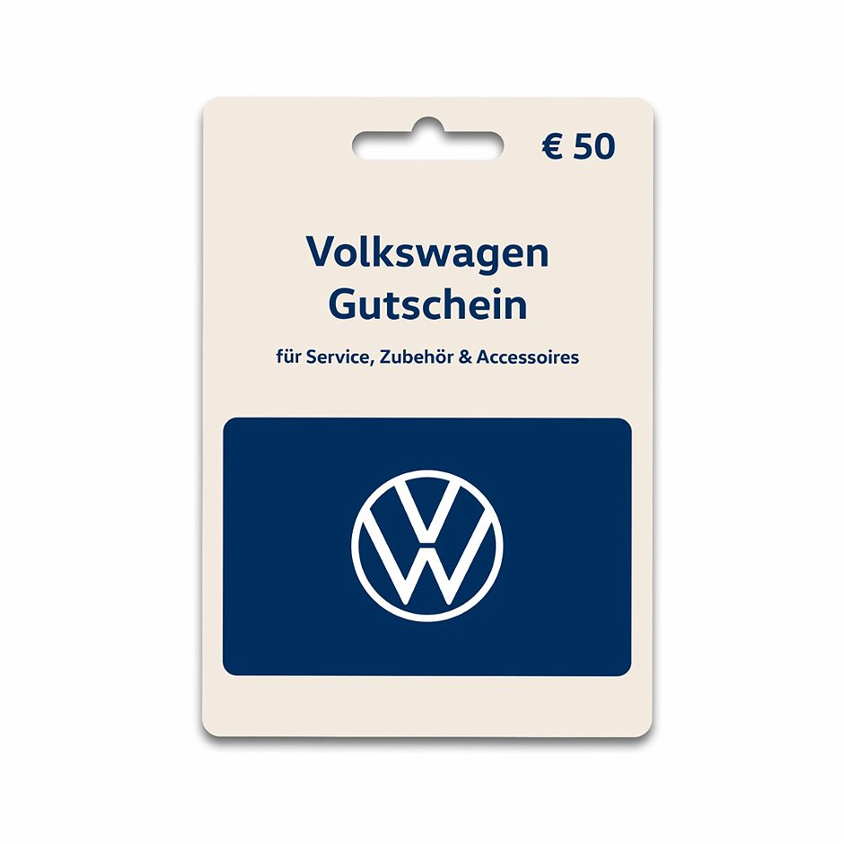 Volkswagen Gutschein 50 €
