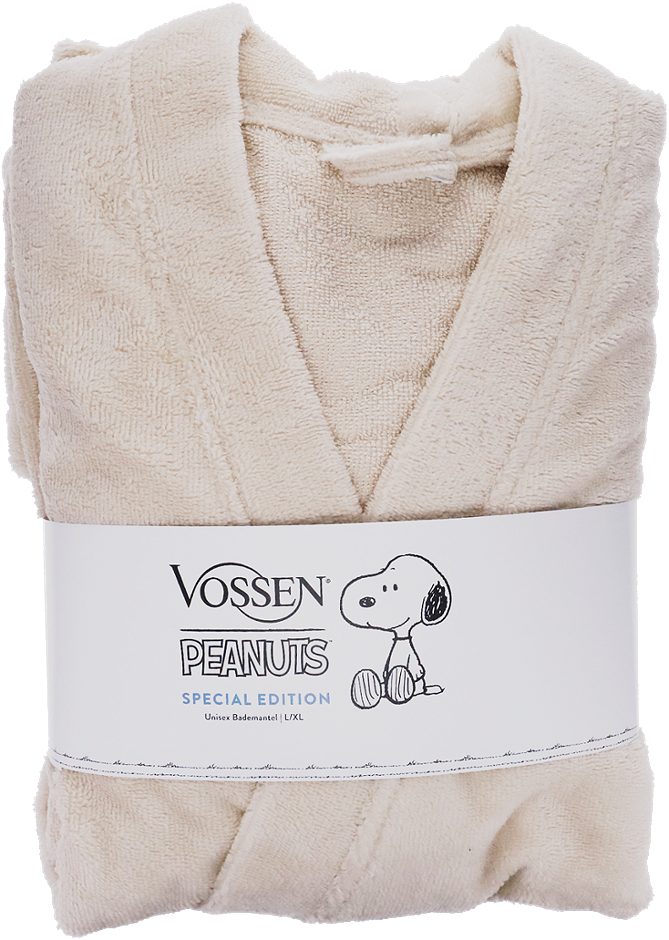 Vossen Peanuts Bademantel sand L/XL