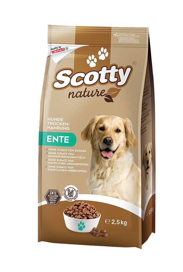 Scotty nature Hundetrockennahrung Ente 2,5 KG