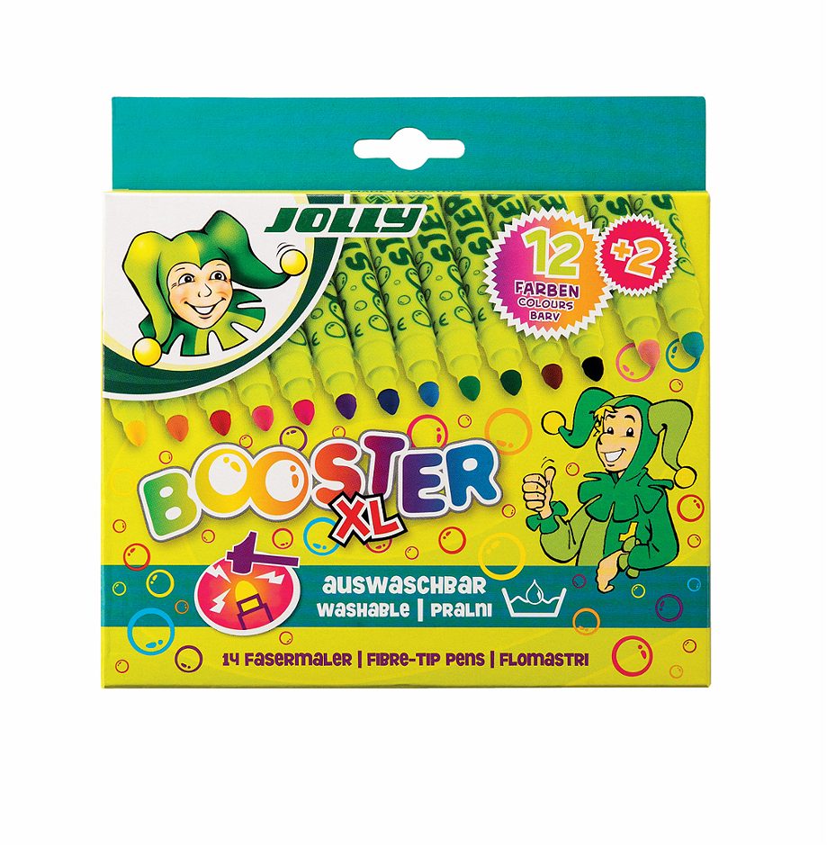 Jolly Fasermaler Booster XL 14 Stifte