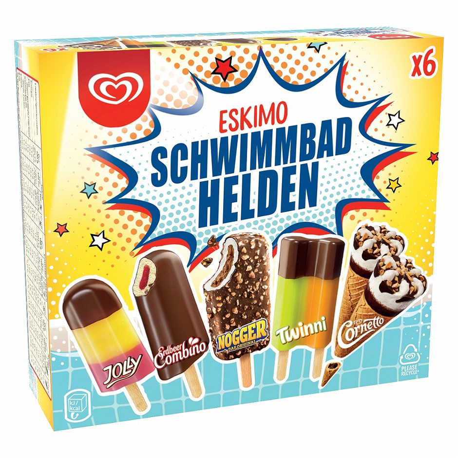 Eskimo Schwimmbadhelden 6 Stück 482 ML