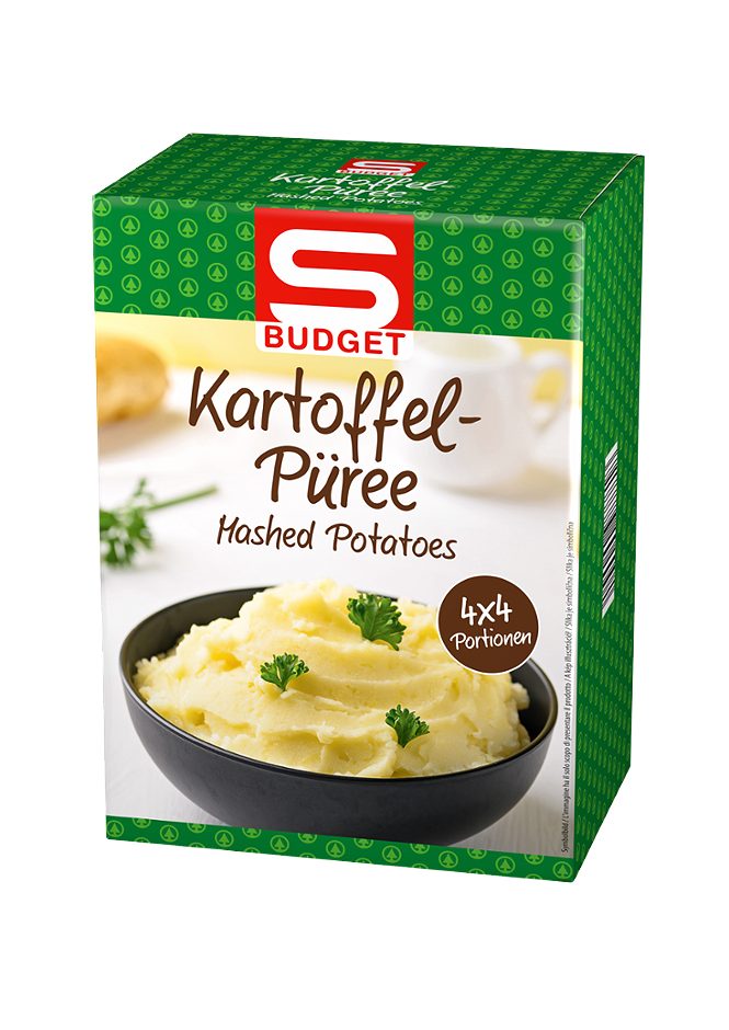 S-BUDGET Kartoffelpüree 4 x 115g 460 G