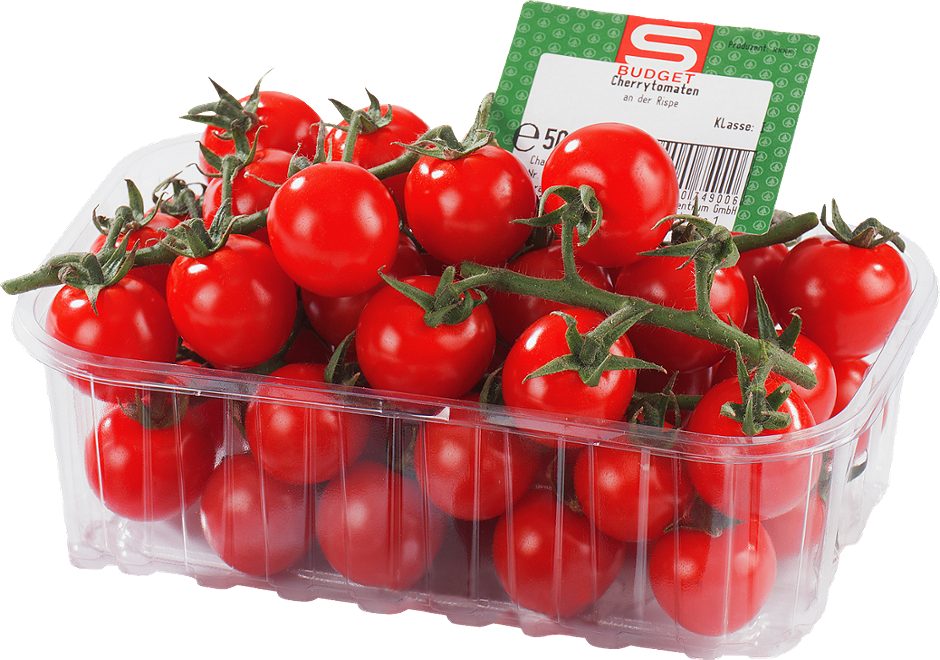 S-BUDGET Cherrytomate an der Rispe 500 G