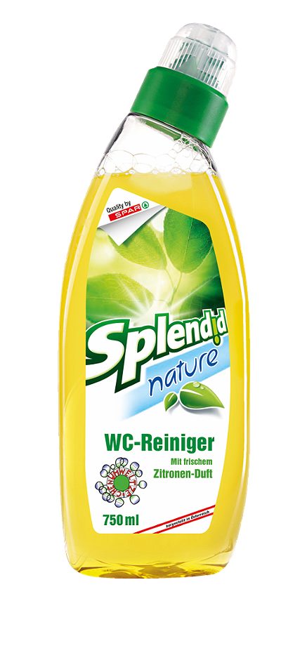 Splendid nature WC-Reiniger mit frischem Zitronen-Duft 750 ml