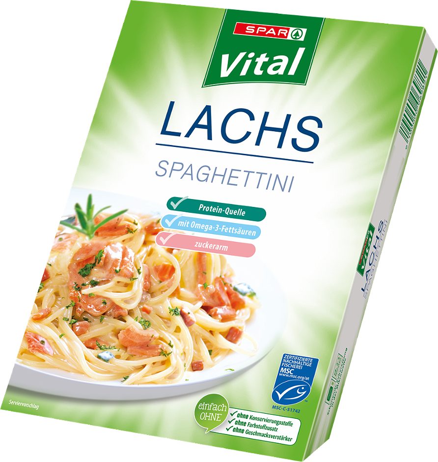 SPAR Vital MSC-Lachs & Spaghettini 330 G