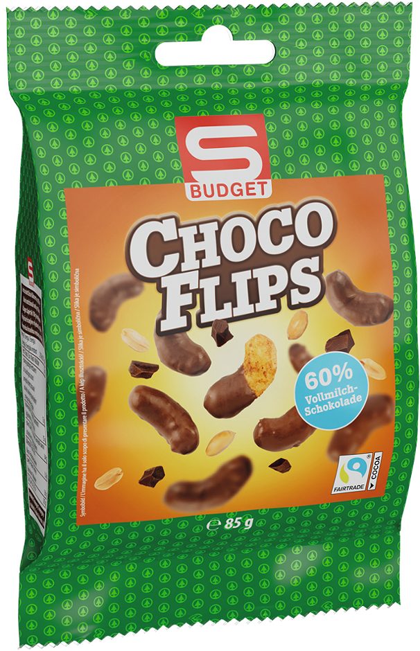 S-BUDGET Choco Flips 85 G