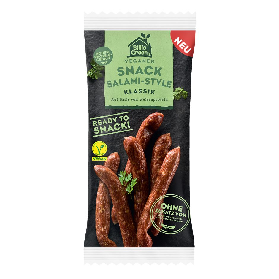 Billie Green Veganer Snack Salami-Style Klassik 75 G
