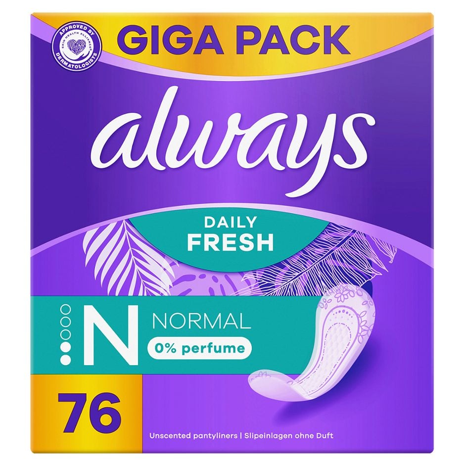 Always dailies Slipeinlagen Fresh & Protect Normal 76 Stück
