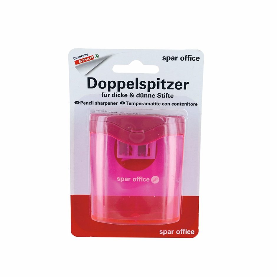 SPAR office Doppelspitzdose rosa