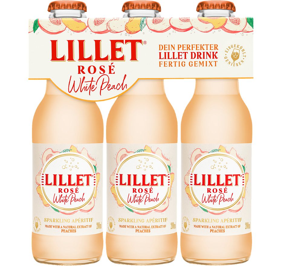 Lillet Rosé White Peach Sparkling Aperitif 0,6 L