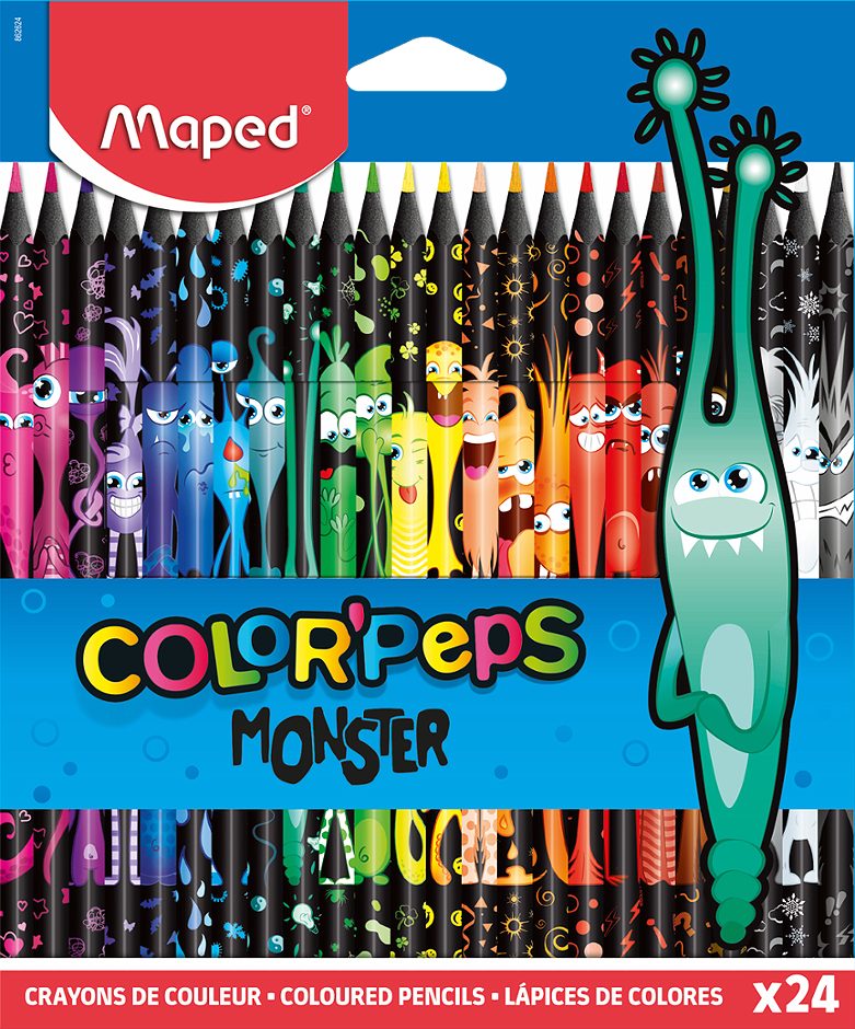Maped Buntstifte COLOUR'PEPS BLACK MONSTER x24