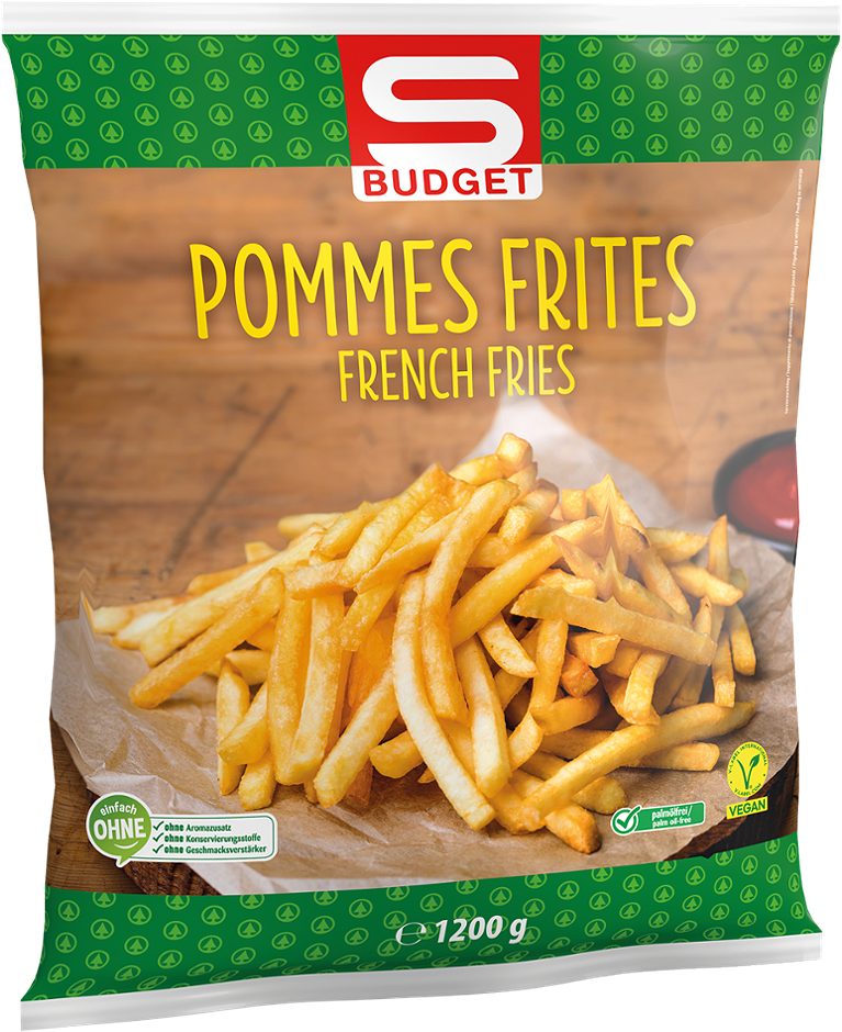 S-BUDGET Pommes Frites 1,2 KG