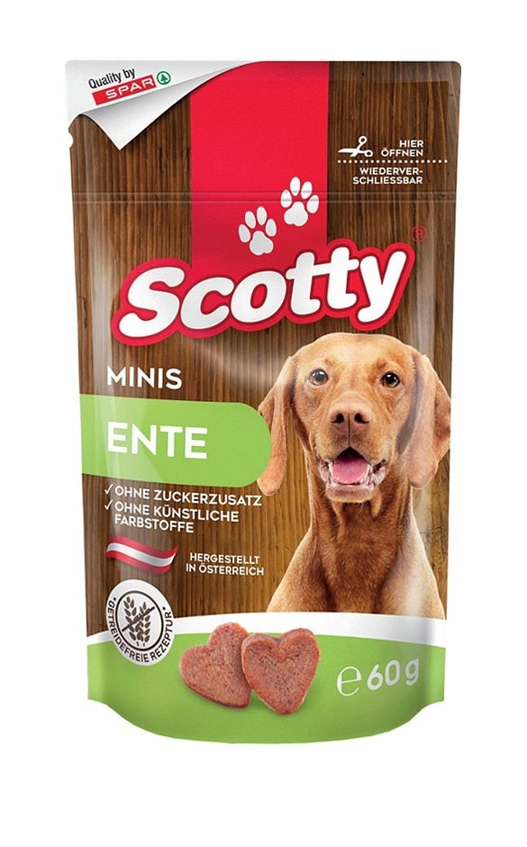 Scotty Hundesnack Minis mit Ente 60 G