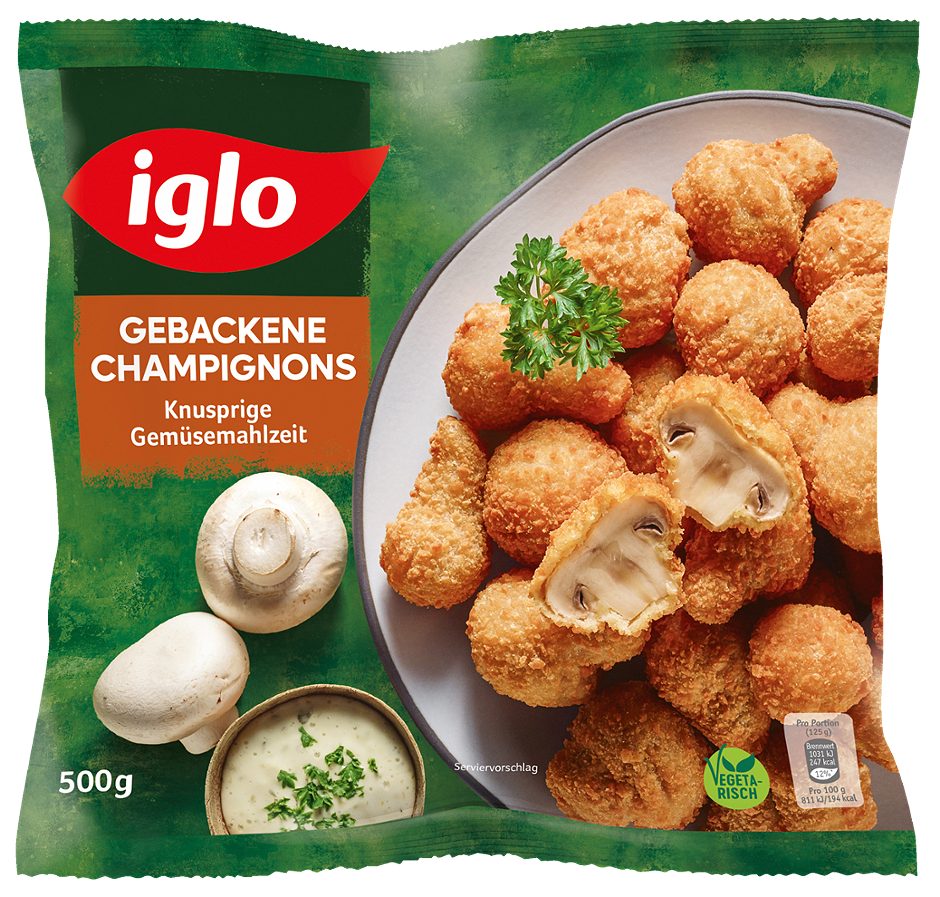 Iglo Gebackene Champignons 500 G