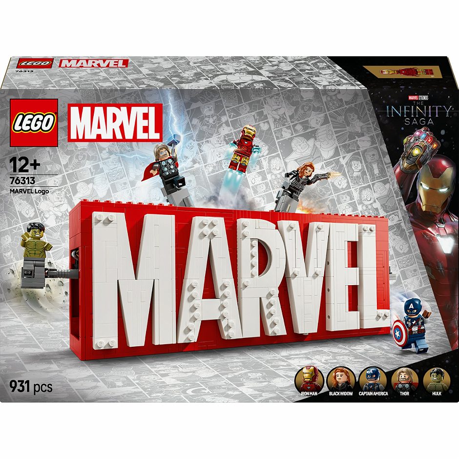 LEGO Super Heroes MARVEL Logo & Minifiguren 76313