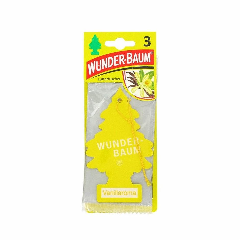 Wunderbaum Lufterfrischer Vanillaroma 3x5g