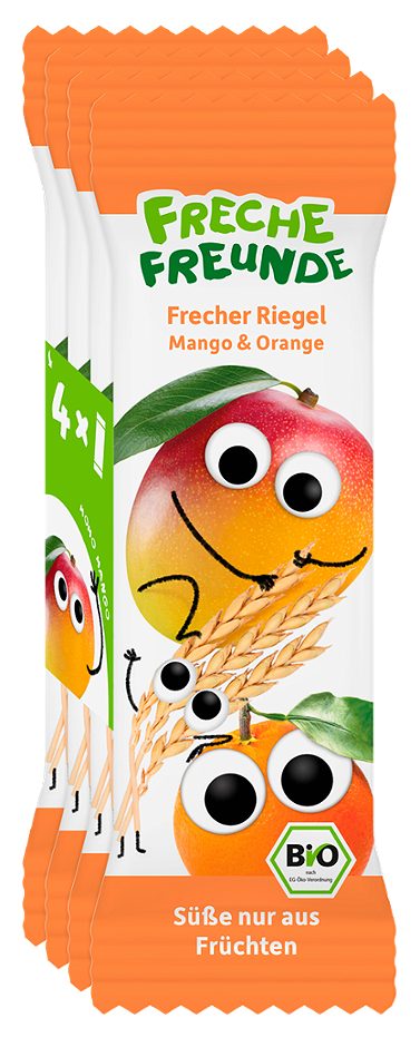 Freche Freunde Bio Riegel Mango & Orange 4x23g 92 G