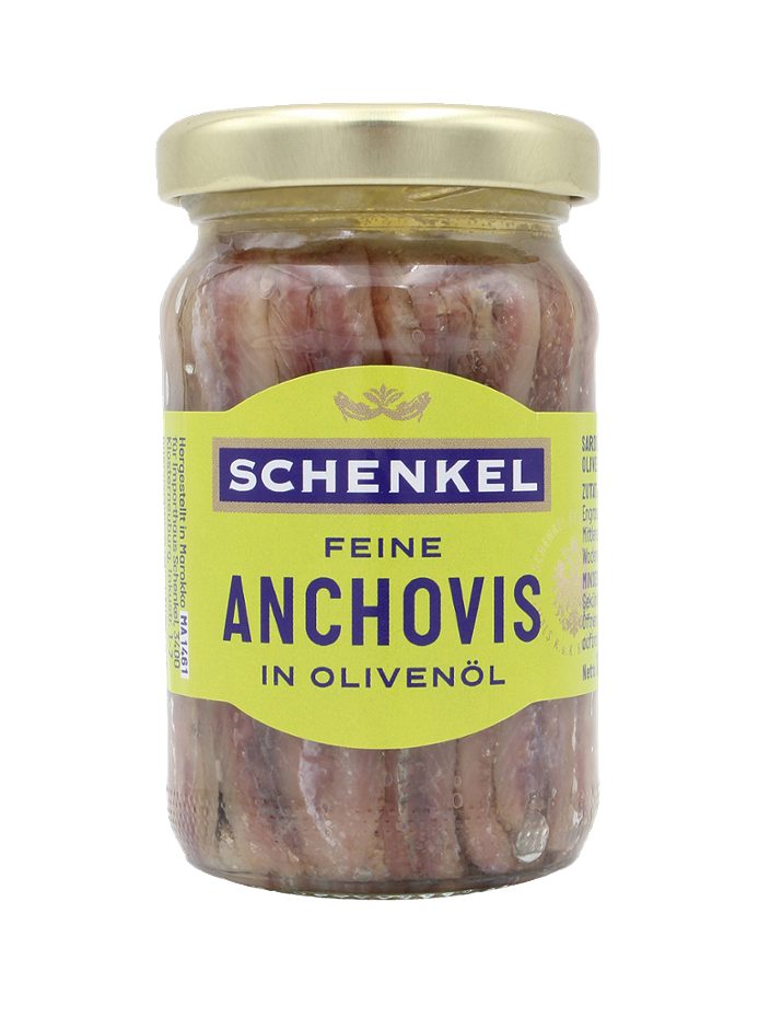 Schenkel Feine Anchovis in Olivenöl 105 G