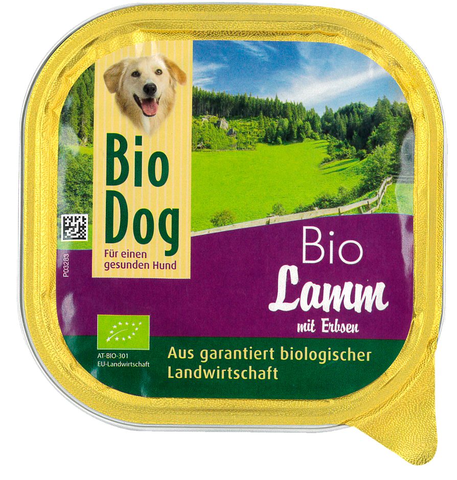 Bio Dog Hundenahrung Lamm 300 G