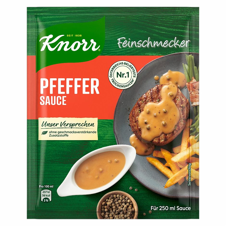 Knorr Feinschmecker Sauce Pfeffer