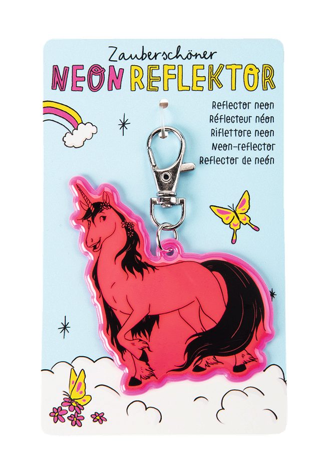 Sheepworld Reflektor neon Einhorn